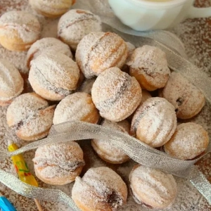 Plnenie cookies orechy: krok za krokom recept s fotografiami
